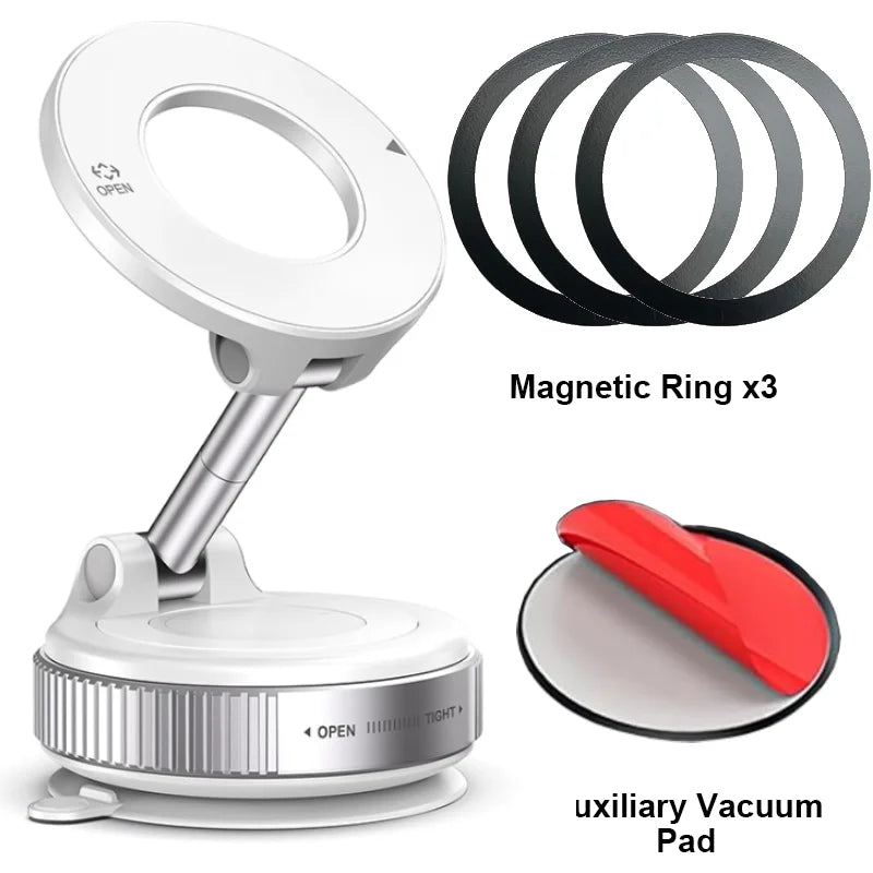360° Magnetic Suction Phone Mount – Universal Fit