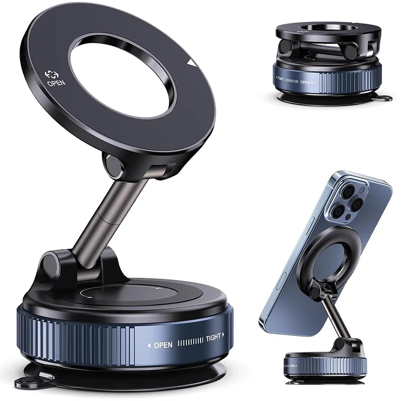 360° Magnetic Suction Phone Mount – Universal Fit