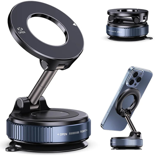 360° Magnetic Suction Phone Mount – Universal Fit