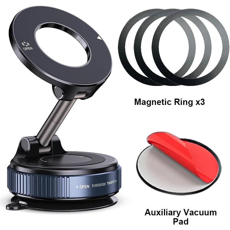 360° Magnetic Suction Phone Mount – Universal Fit