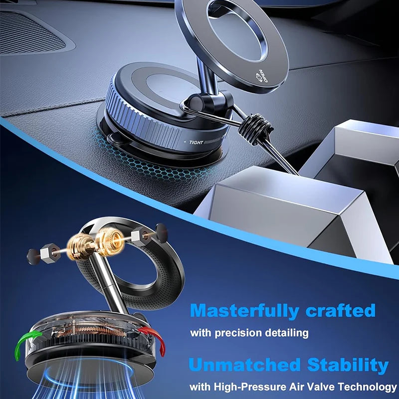 360° Magnetic Suction Phone Mount – Universal Fit