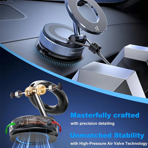 360° Magnetic Suction Phone Mount – Universal Fit