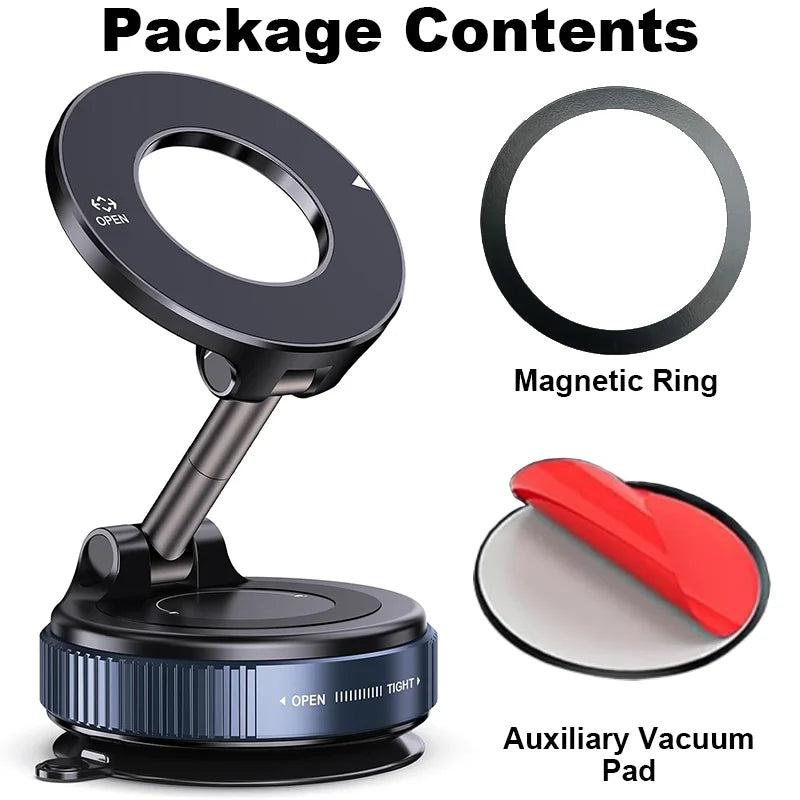 360° Magnetic Suction Phone Mount – Universal Fit