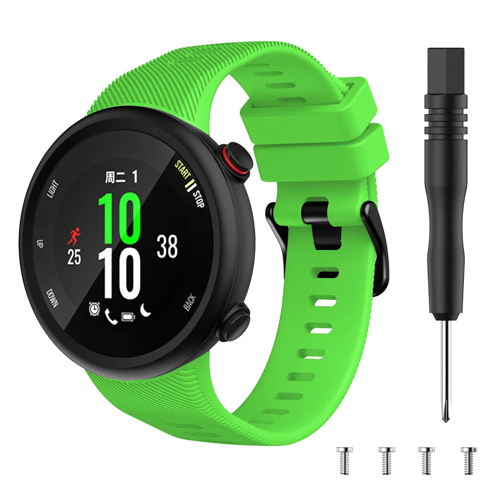 Sports Soft Silicone Case Cover Replacement Watch Band Wrist Strap For Garmin Forerunner 45 45S Smart Watch Wearable Accessories