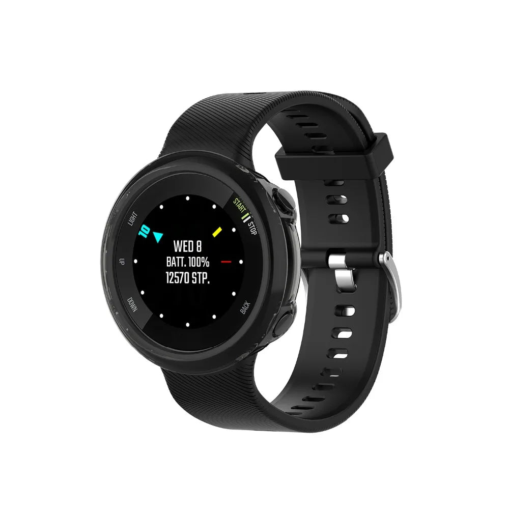 Sports Soft Silicone Case Cover Replacement Watch Band Wrist Strap For Garmin Forerunner 45 45S Smart Watch Wearable Accessories