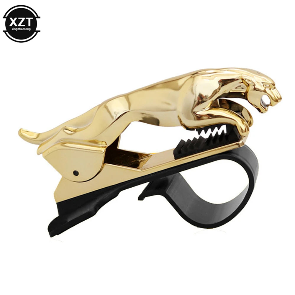 Leopard Car Phone Holder Cell Phone GPS Stand 360 Degree Mount Adjustable Clip Holder Accessories