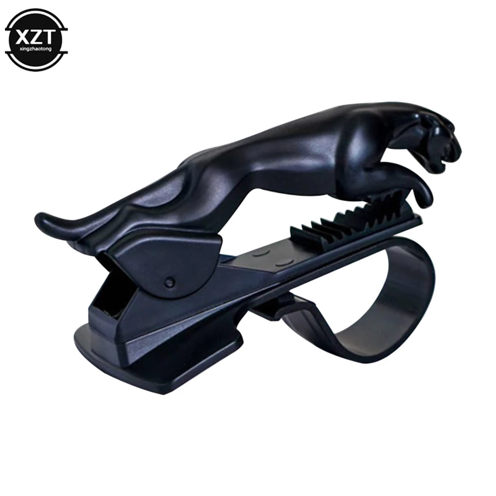 Leopard Car Phone Holder Cell Phone GPS Stand 360 Degree Mount Adjustable Clip Holder Accessories