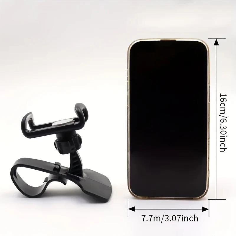 Car Phone Holder, Multifunctional Phone Stand, Rotatable Fixing Device, Applicable GPS Navigation, Car Dashboard Bracket, ABS Ma