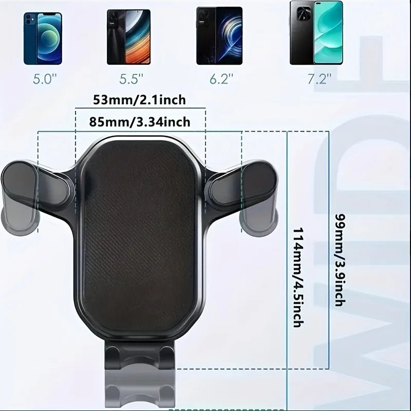 Universal Air Vent Car Phone Holder – 4.7–6.7