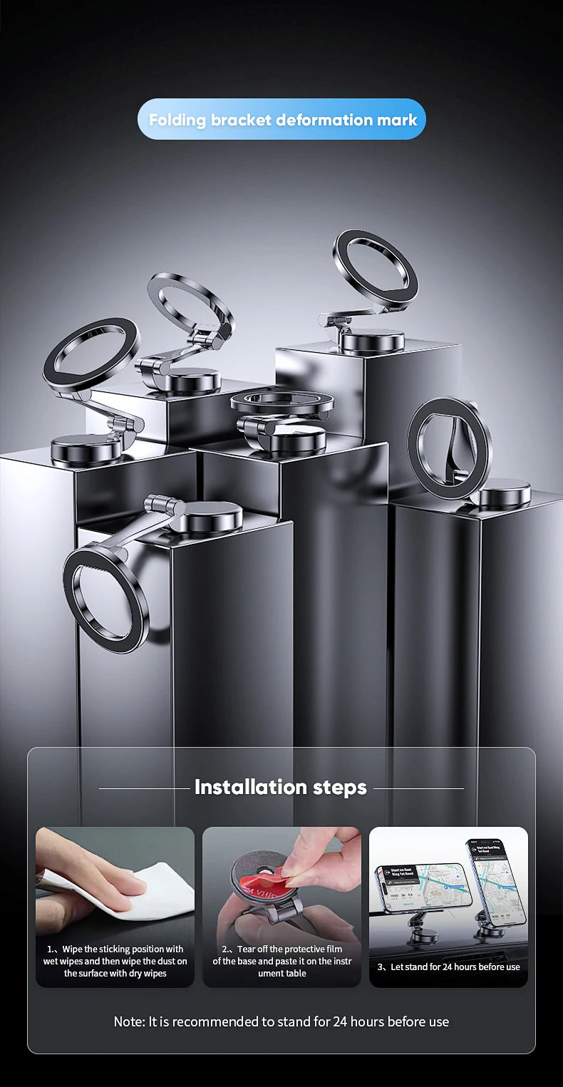 Magnetic 1080° Rotating Car Phone Holder