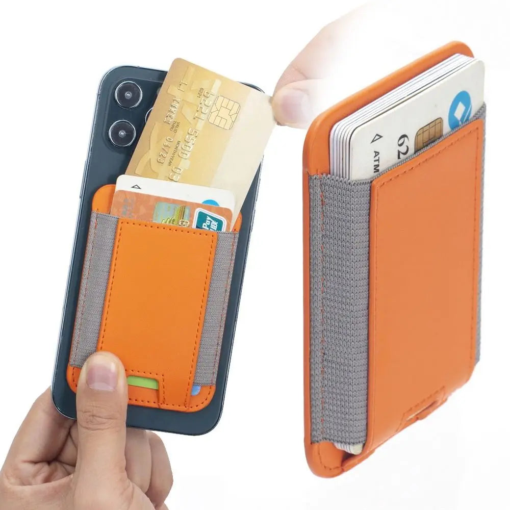 Magnetic Wallet for iPhone 14/13/12 Series Leather Wallet for Magsafe Magnetic Phone Wallet Hold 7 Cards