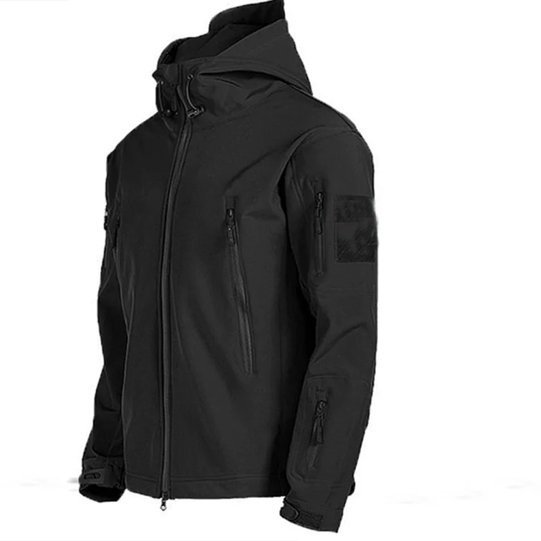Fleece Softshell Tactical Jacket Men Winter Jacket Waterproof Mens Windbreaker Hiking Jacket Men Tactical Suit Tracksuit Autumn