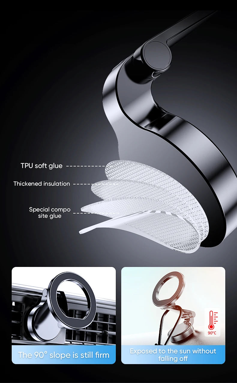 Magnetic 1080° Rotating Car Phone Holder