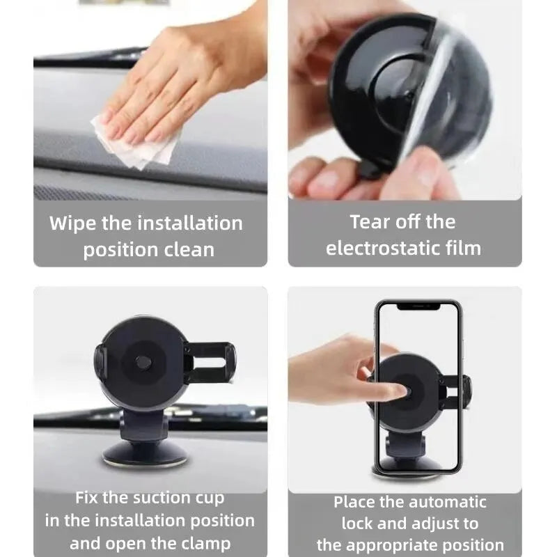 360° Adjustable Windshield Phone Holder