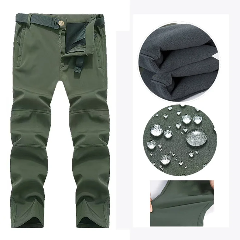 Fleece Softshell Tactical Jacket Men Winter Jacket Waterproof Mens Windbreaker Hiking Jacket Men Tactical Suit Tracksuit Autumn