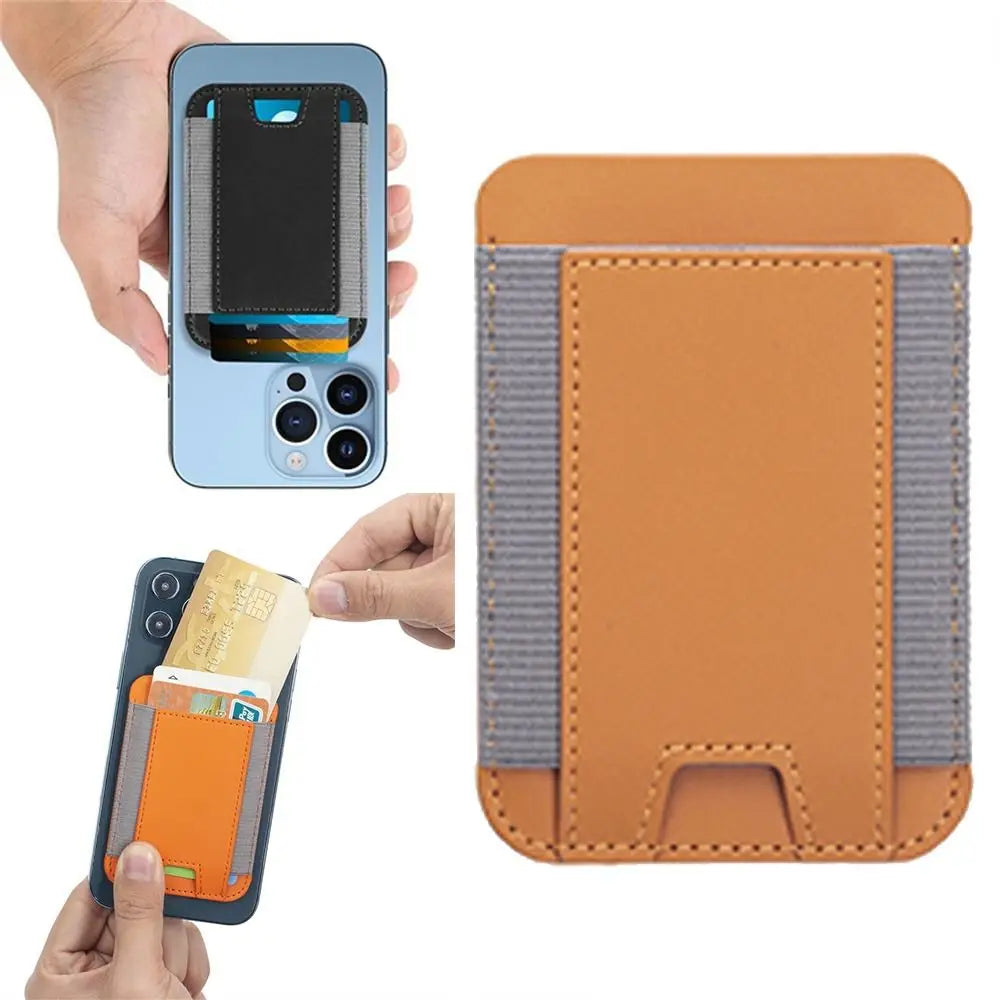 Magnetic Wallet for iPhone 14/13/12 Series Leather Wallet for Magsafe Magnetic Phone Wallet Hold 7 Cards