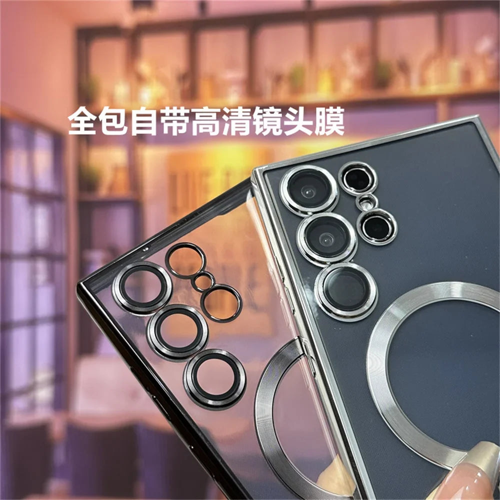 Magnetic MagSafe Case for Samsung S21–S26 & Note Series