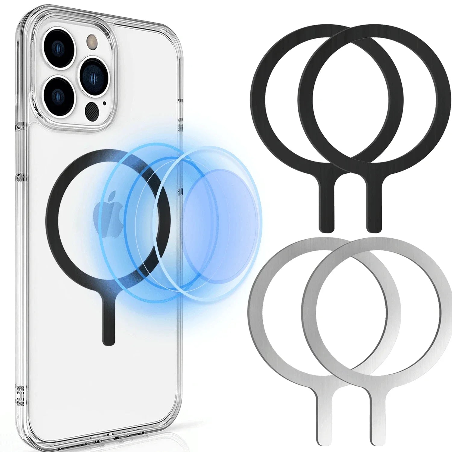 Universal Magnetic Adapter Ring for MagSafe Phones