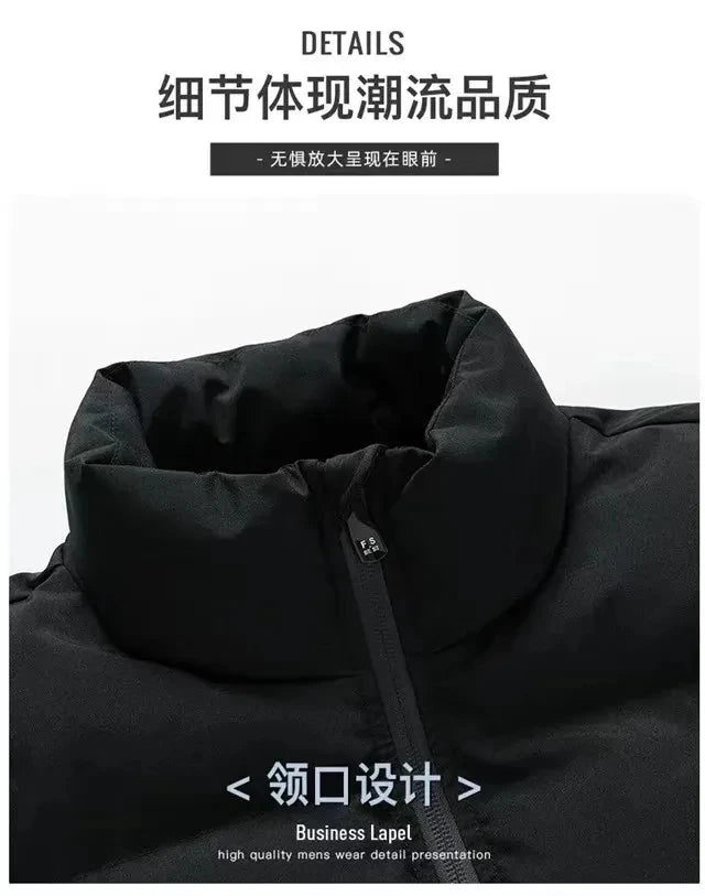 Men's down jacket, Parker coat, Parker 2026 jacket, new thick and warm winter clothing for men, casual cold waterproof clothes