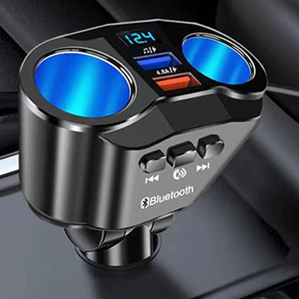 USB Car Cigarette Lighter Digital Display PD+QC3.0 Car Charger Super Fast Charge Power Adapter Car Styling 12V/24V
