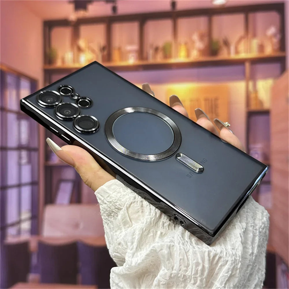 Magnetic MagSafe Case for Samsung S21–S26 & Note Series