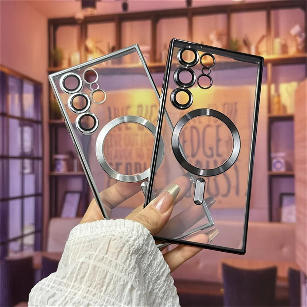 Magnetic MagSafe Case for Samsung S21–S26 & Note Series