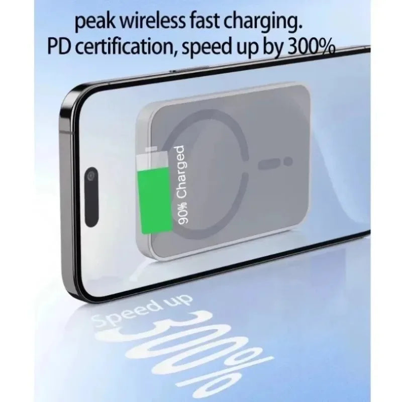 15W MagSafe Magnetic Wireless Car Charger & Air Vent Phone Holder