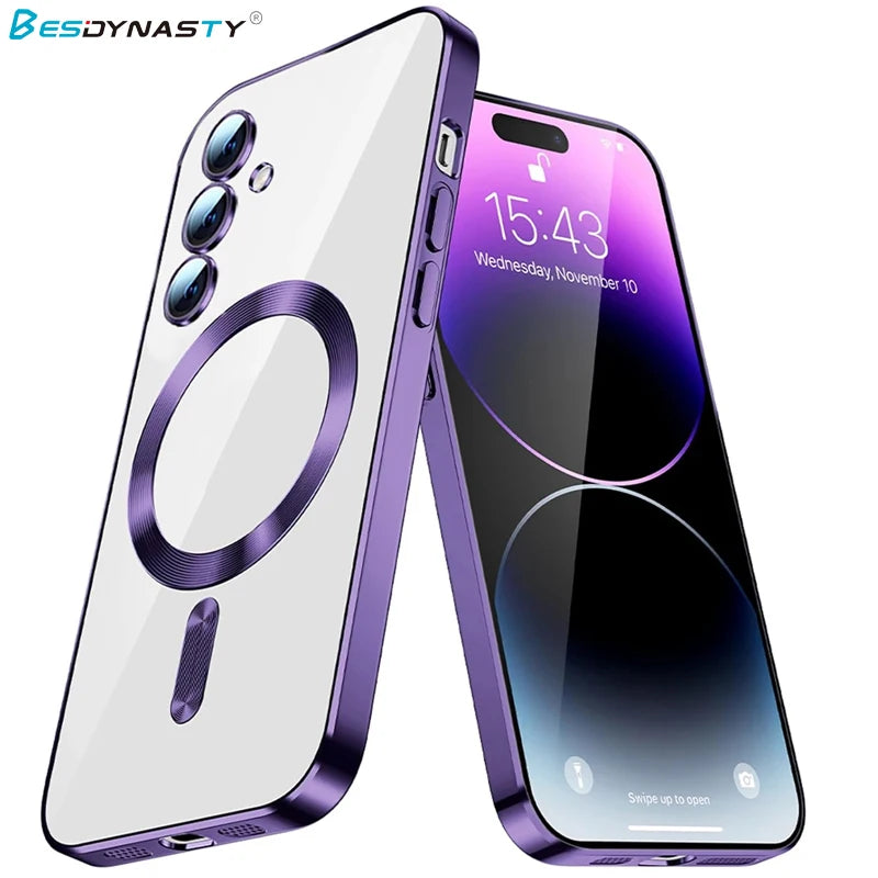 Magnetic MagSafe Case for Samsung S21–S26 & Note Series