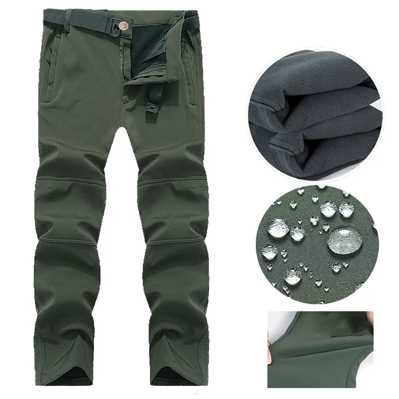 Fleece Softshell Tactical Jacket Men Winter Jacket Waterproof Mens Windbreaker Hiking Jacket Men Tactical Suit Tracksuit Autumn