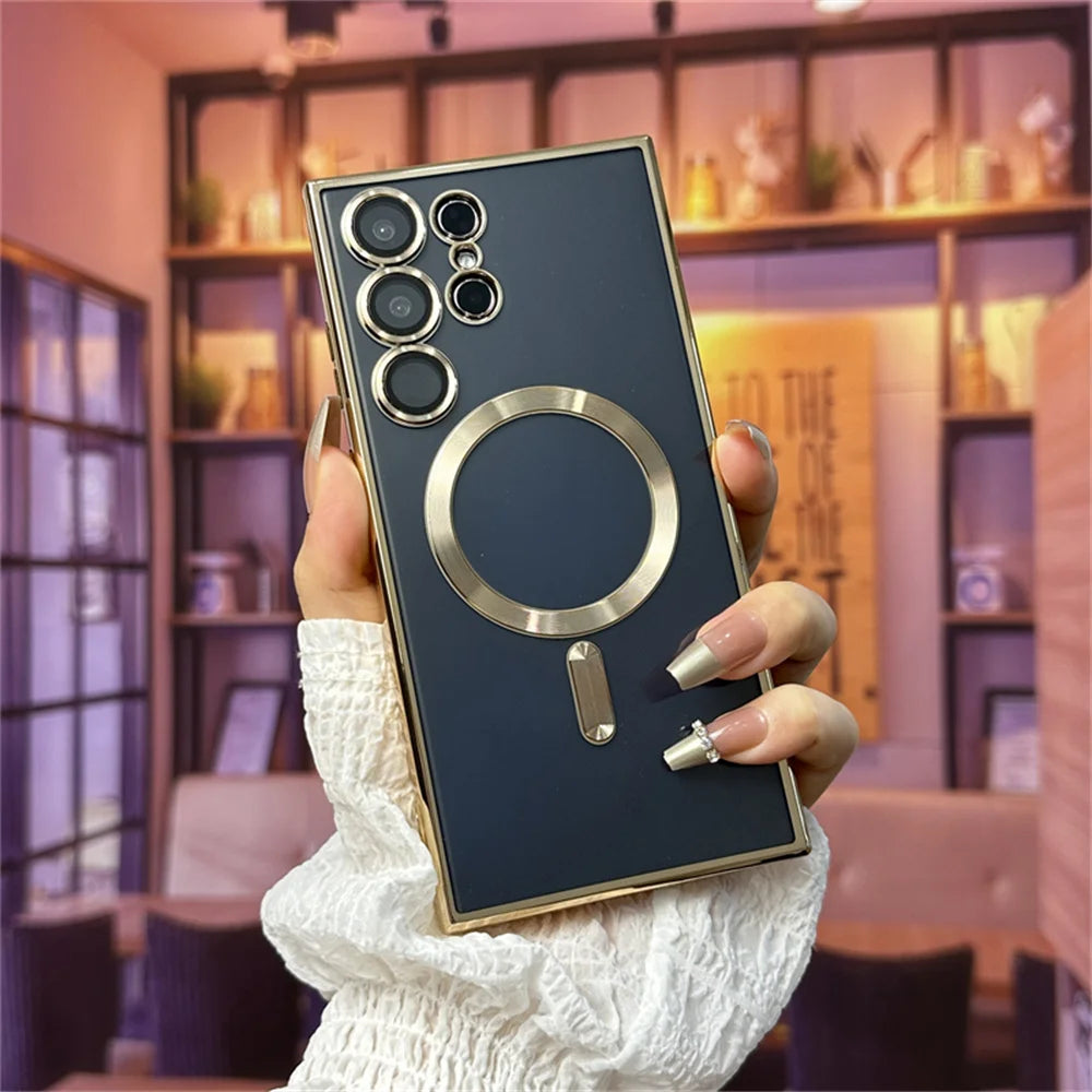 Magnetic MagSafe Case for Samsung S21–S26 & Note Series