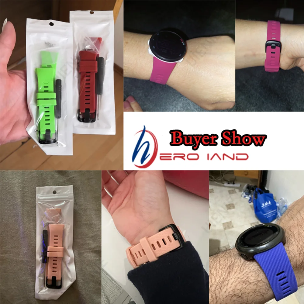 Sports Soft Silicone Case Cover Replacement Watch Band Wrist Strap For Garmin Forerunner 45 45S Smart Watch Wearable Accessories