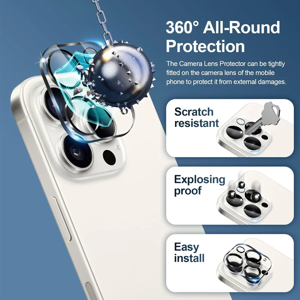 All iPhone Tempered Glass Screen Protector & Camera Lens Film