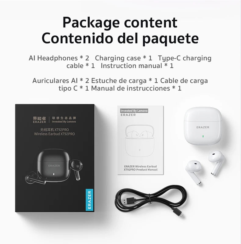 AI Real-Time Translation Wireless Earbuds XT92PRO