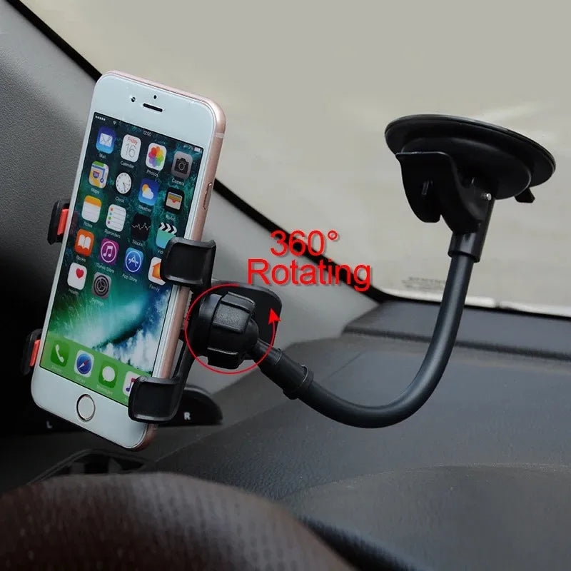 Car Phone Holder Universal 360 Degree Flexible Dashboard Windshield GPS Mount Desk Table Cell Mobile Phone Holder Stand