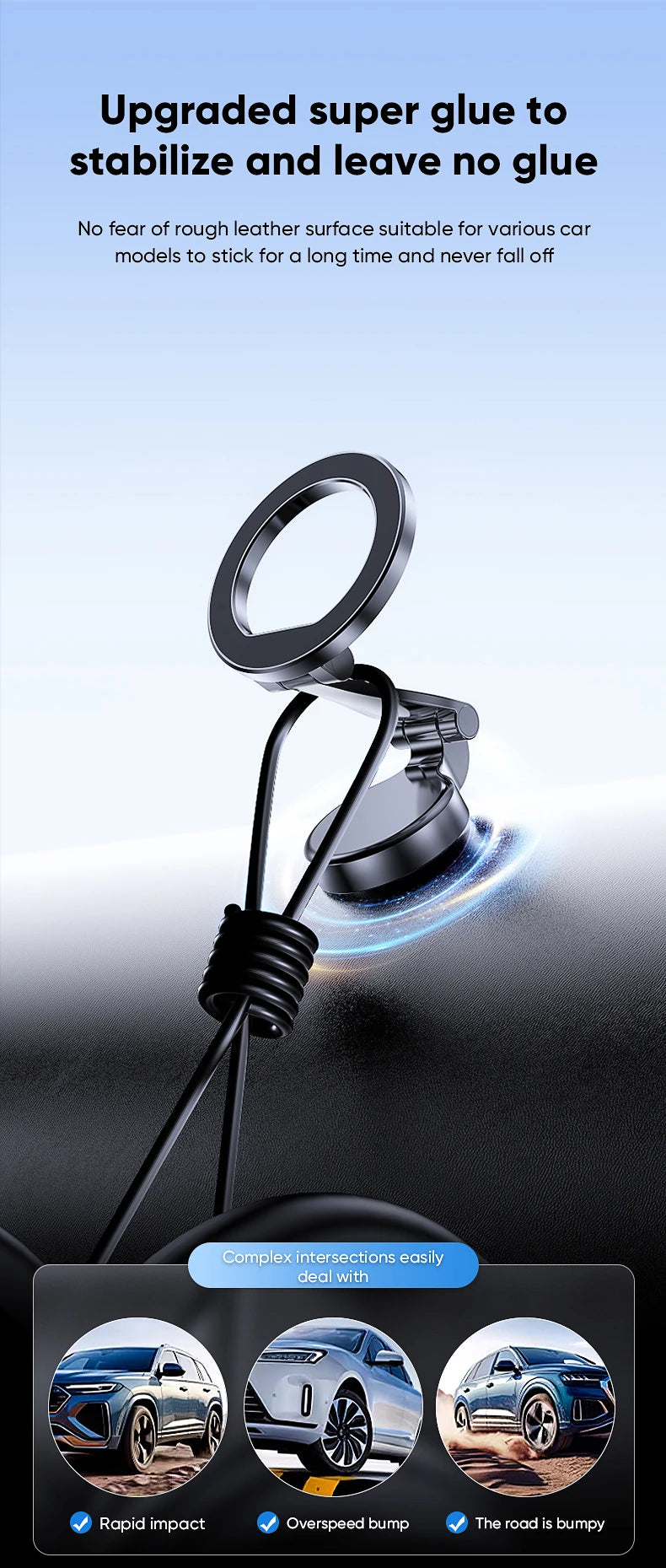 Magnetic 1080° Rotating Car Phone Holder