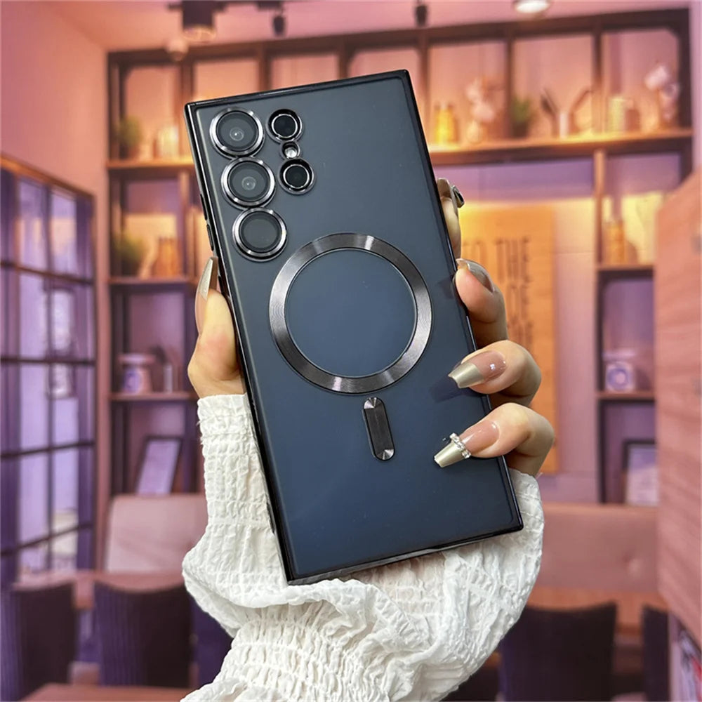 Magnetic MagSafe Case for Samsung S21–S26 & Note Series