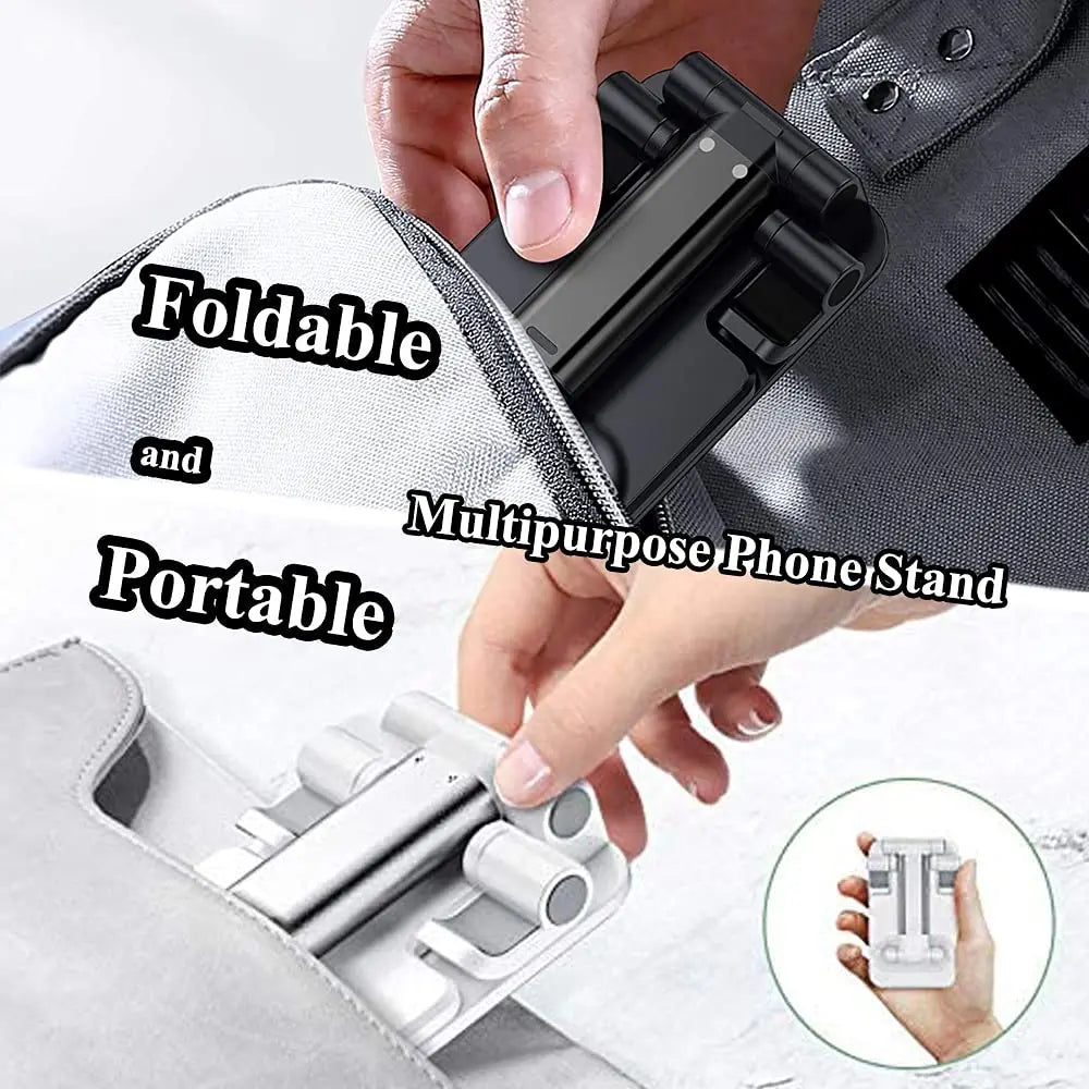 Adjustable Foldable Phone Stand for Desk, All Smartphones