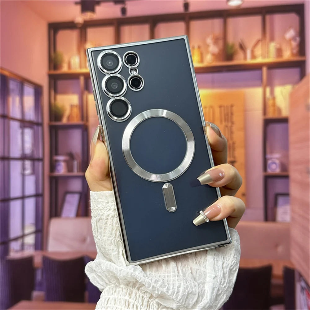 Magnetic MagSafe Case for Samsung S21–S26 & Note Series