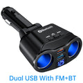 USB Car Cigarette Lighter Digital Display PD+QC3.0 Car Charger Super Fast Charge Power Adapter Car Styling 12V/24V