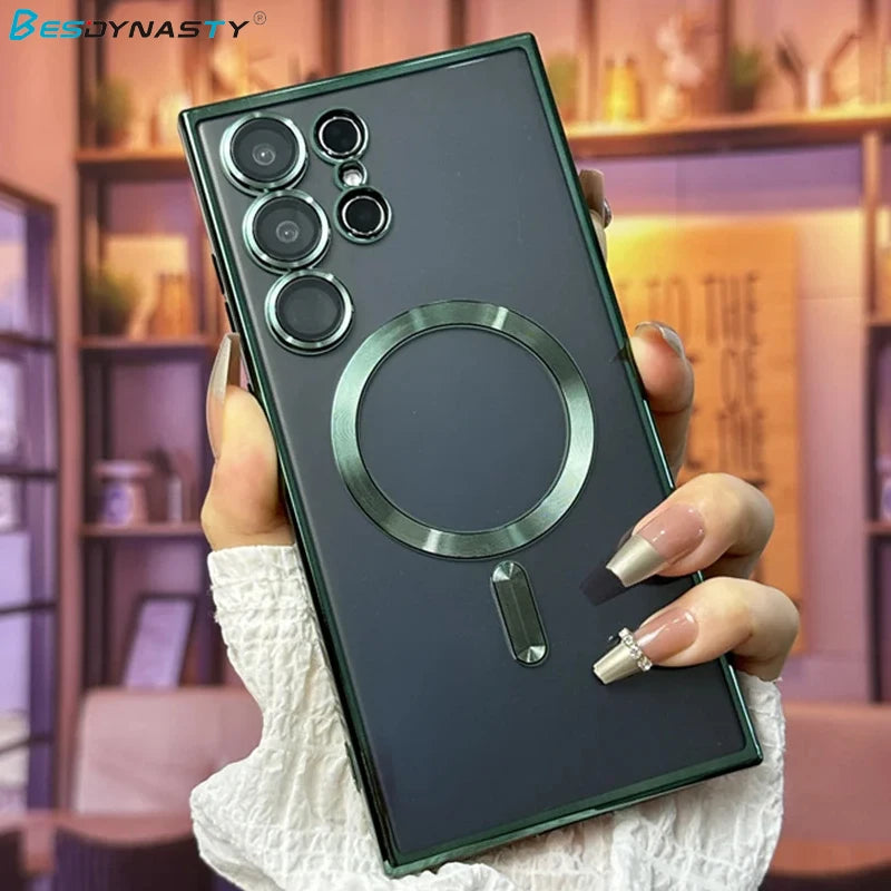 Magnetic MagSafe Case for Samsung S21–S26 & Note Series