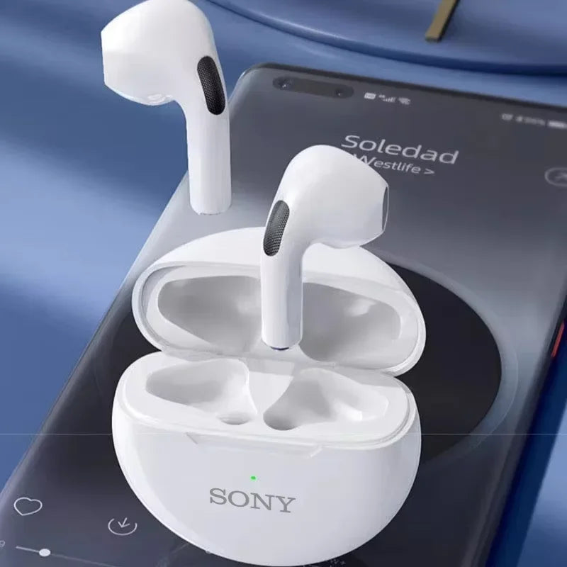 Sony Earphone TWS HIFI Headset Bluetooth Music Earbuds For IPhone Xiaomi IOS Android Wireless Pods Headphones With Mic Cable