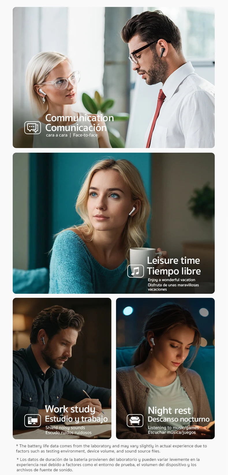 AI Real-Time Translation Wireless Earbuds XT92PRO