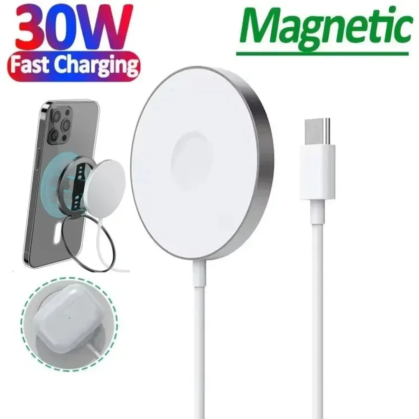 30W Magnetic Wireless Fast Charger for iPhone