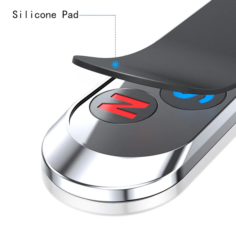 Mini Magnetic Car Phone Holder – Slim Strong Grip Mount for Dashboard & Air Vent