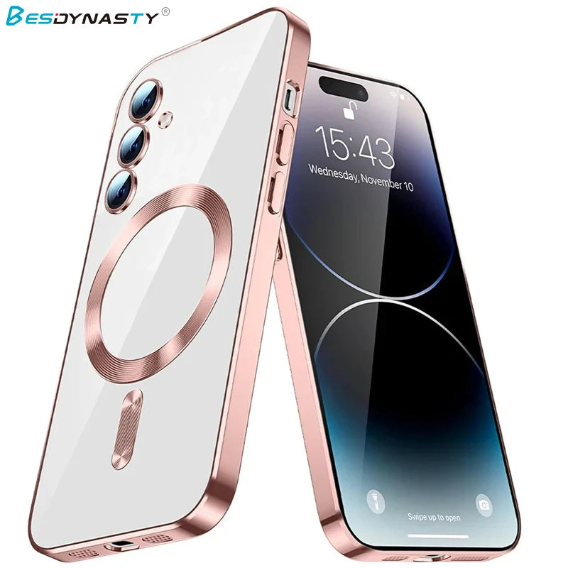 Magnetic MagSafe Case for Samsung S21–S26 & Note Series