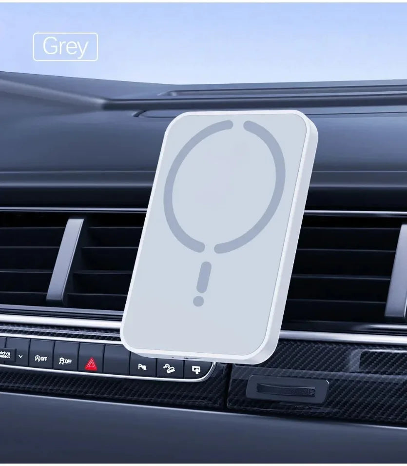 VIKEFON Car 100W Quick Wireless Charger Air Out Magnetic Phone Holder Stand For Magsafe iPhone 17-12 Pro Max Air Vent Charging