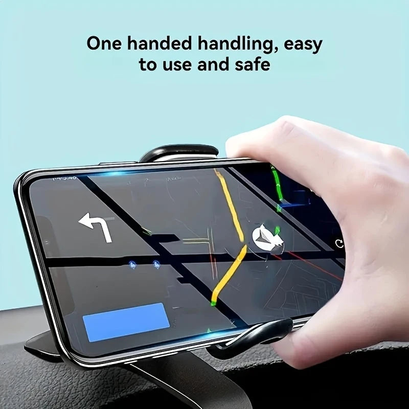 Car Phone Holder, Multifunctional Phone Stand, Rotatable Fixing Device, Applicable GPS Navigation, Car Dashboard Bracket, ABS Ma