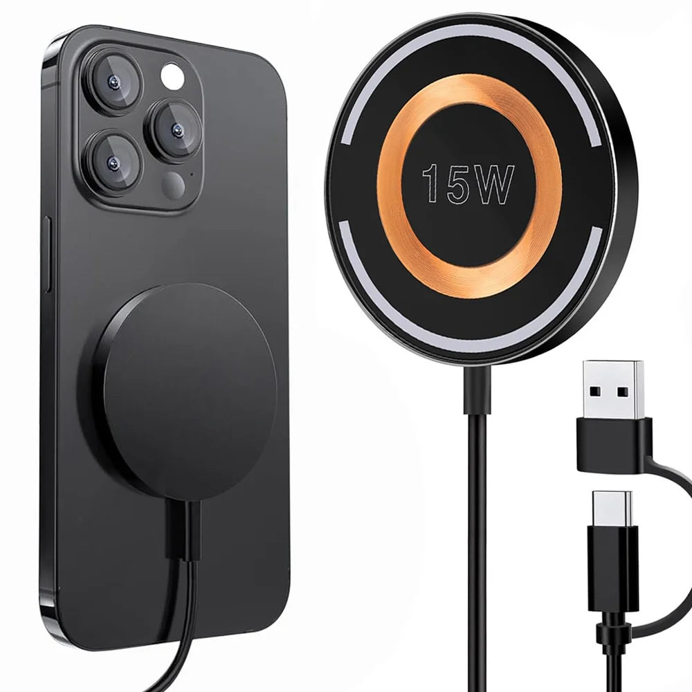 Magnetic Wireless Charger Pad for iPhone & Android