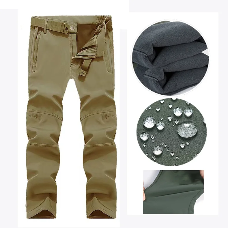 Fleece Softshell Tactical Jacket Men Winter Jacket Waterproof Mens Windbreaker Hiking Jacket Men Tactical Suit Tracksuit Autumn