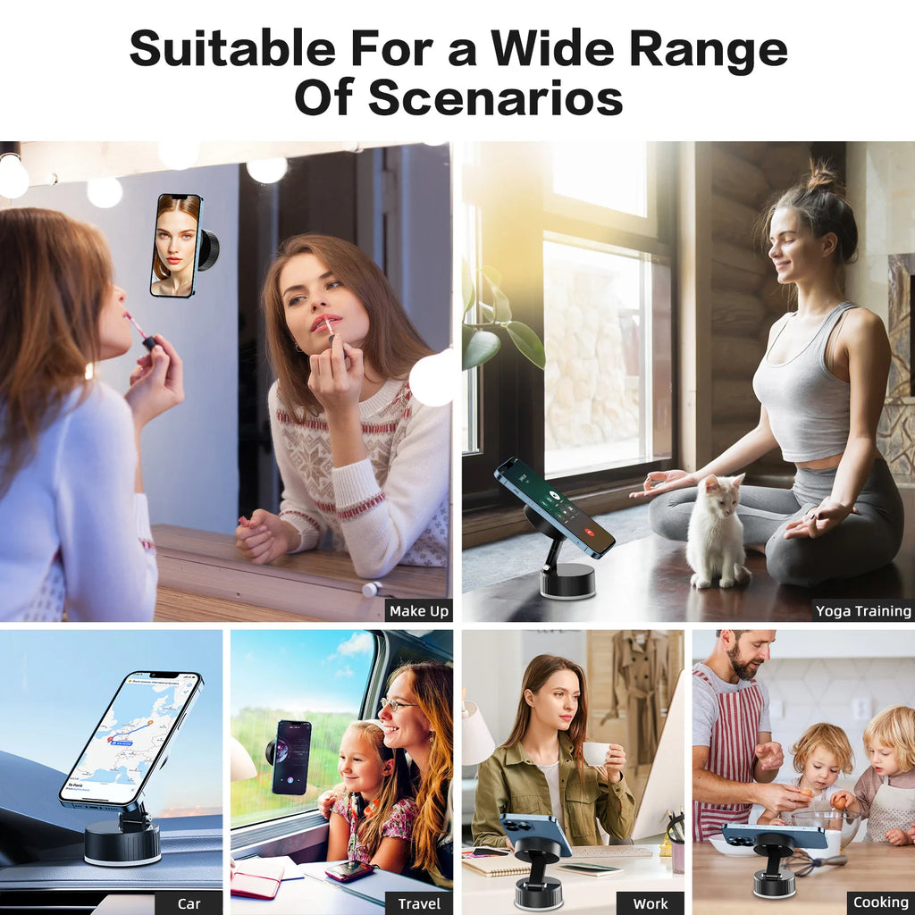 15W Magnetic Wireless Car Charger & Phone Holder